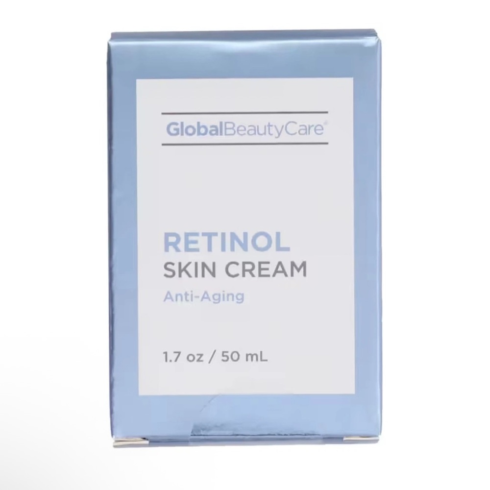 Global Beauty Care Retinol Skin Cream Anti Aging Wrinkles All Skin Types-1-7-oz